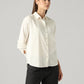 Women's Solid Relaxed Fit Shirt - Side View