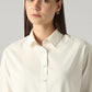 Women's Solid Relaxed Fit Shirt - Detail View