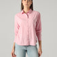 Women's Solid Relaxed Fit Shirt - Front View