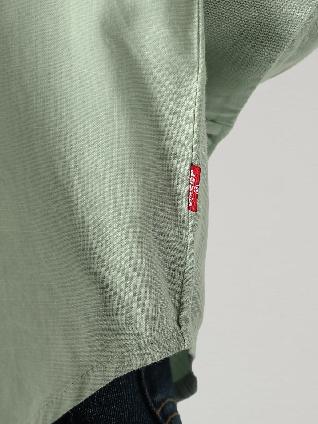 Women's Solid Relaxed Fit Shirt - detail View
