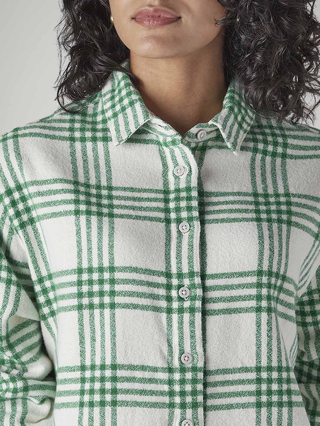 Men's Checkered Relaxed Fit Overshirt - 20 View