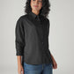 Women's Solid Relaxed Fit Poplin Shirt - 20 View