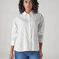 Women's Solid Relaxed Fit Poplin Shirt - Front View