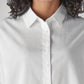 Women's Solid Relaxed Fit Poplin Shirt - Detail View