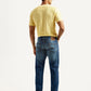Men's 505 Blue Straight Fit Mid Rise Jeans - Back View