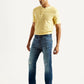 Men's 505 Blue Straight Fit Mid Rise Jeans - Side View