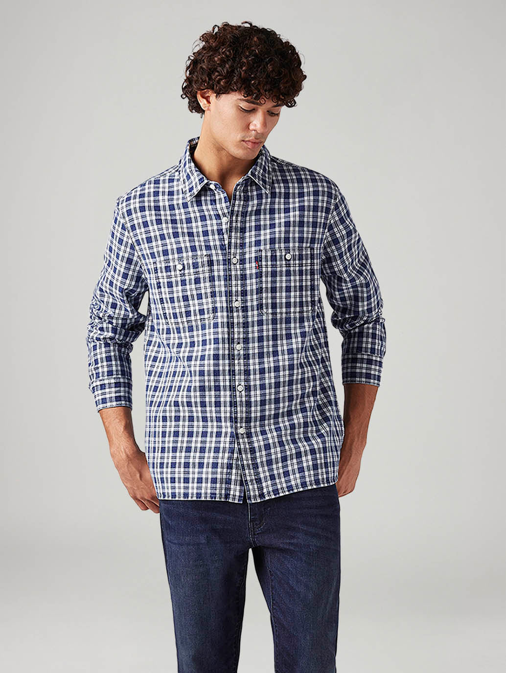 Men's Checkered Relaxed Fit Shirt