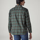Men's Checkered Relaxed Fit Shirt - Back View