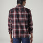 Men's Checkered Relaxed Fit Shirt - Back View