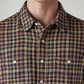 Men's Checkered Relaxed Fit Shirt - Detail View