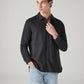 Men's Self Design Relaxed Fit Textured Shirt - Styleshot View