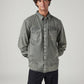Men's Solid Relaxed Fit Denim Shirt - Front View