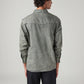 Men's Solid Relaxed Fit Denim Shirt - Back View
