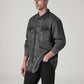 Men's Solid Relaxed Fit Denim Shirt - Side View