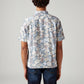 Men's Floral Relaxed Fit Shirt - Back View