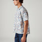 Men's Floral Relaxed Fit Shirt - Side View