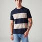 Men's Striped Loose Fit T-Shirt - Styleshot View