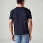 Men's Striped Loose Fit T-Shirt - Back View