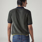 Men's Colorblock Regular Fit Polo T-Shirt - Back View