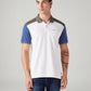 Men's Colorblock Slim Fit Polo T-Shirt - Front View