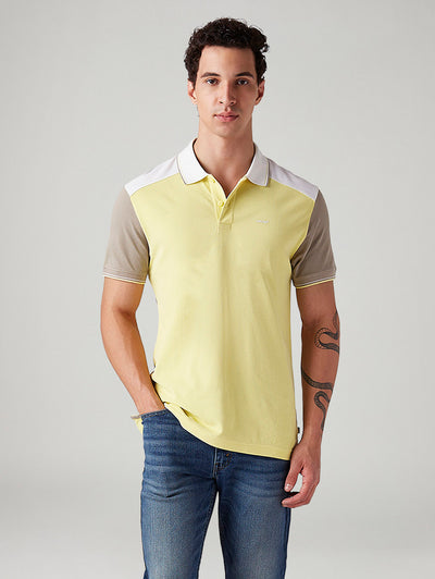 Men's Colorblock Slim Fit Polo T-Shirt-image-40