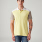Men's Colorblock Slim Fit Polo T-Shirt - Front View