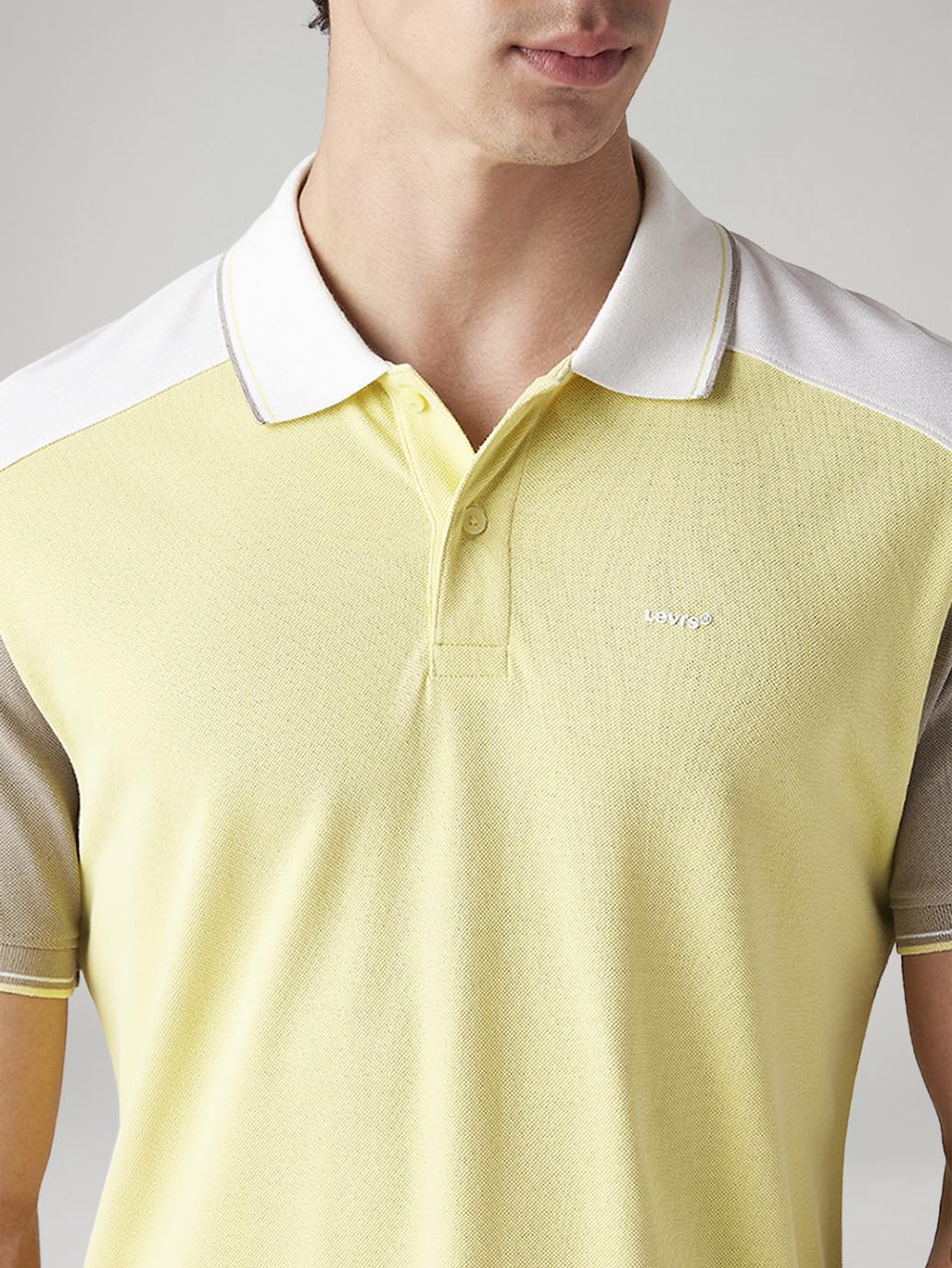 Men's Colorblock Slim Fit Polo T-Shirt - 20 View