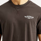 Men's Brand Logo Brown Crew Neck T-shirt - Detail View