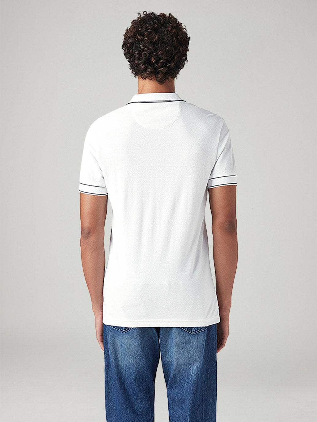 Men's Graphic Print White Slim Fit T-shirt - 7c31aedf-77f0-4d8e-b8be-7416ec3b25ee View