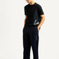 Men's Navy Regular Fit Joggers - Styleshot View