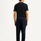 Men's Navy Regular Fit Joggers - Back View