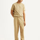 Men's Beige Regular Fit Joggers - Styleshot View