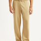 Men's Beige Regular Fit Joggers - Front View