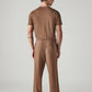 Men's Regular Fit Mid Rise Joggers - Back View