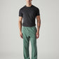 Men's Green Regular Fit Mid Rise Joggers - Front View