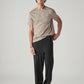 Men's Black Regular Fit Mid Rise Joggers - Front View