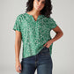 Women's Floral Regular Fit Top - Styleshot View