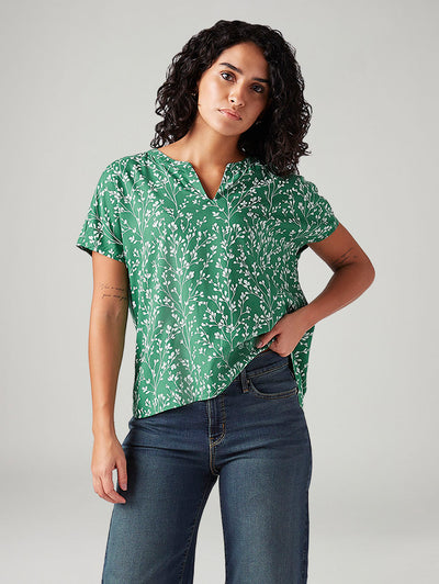 Women's Floral Regular Fit Top