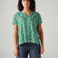 Women's Floral Regular Fit Top - Front View