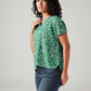 Women's Floral Regular Fit Top - Side View