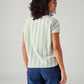 Women's Striped Relaxed Fit Top - Back View
