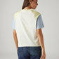 Women's Brand Logo Off White Relaxed Fit T-shirt - Back View