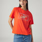 Women's Embroidered Relaxed Fit T-Shirt - Styleshot View