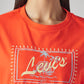Women's Embroidered Relaxed Fit T-Shirt - Detail View