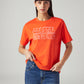 Women's Typography Printed Relaxed Fit T-Shirt - Styleshot View