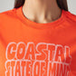 Women's Typography Printed Relaxed Fit T-Shirt - Detail View