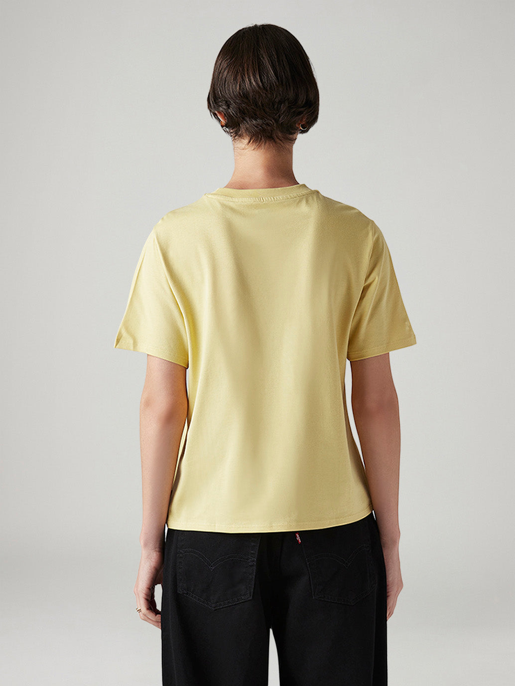 Women's Graphic Print Relaxed Fit T-Shirt - Back View