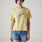 Women's Embroidered Relaxed Fit T-Shirt - Front View