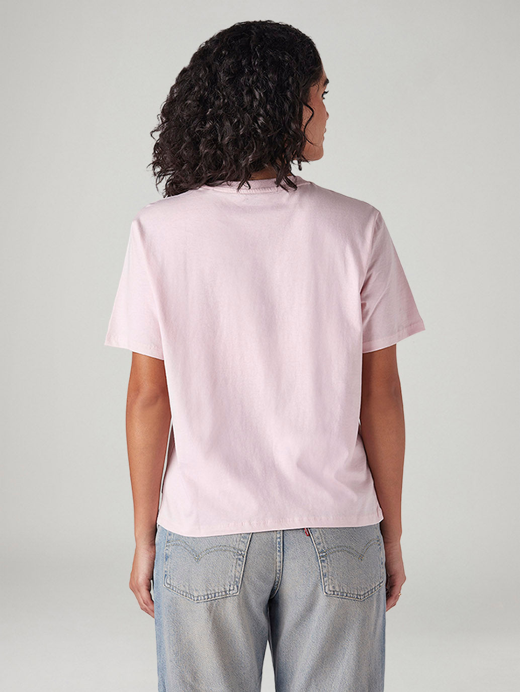 Women's Graphic Print Relaxed Fit T-Shirt - Back View