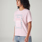 Women's Graphic Print Relaxed Fit T-Shirt - Side View